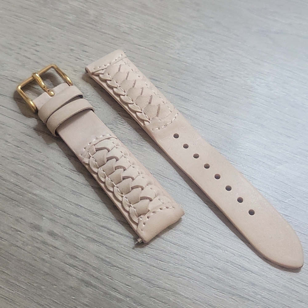 Fossil Blush Leather Watch Band